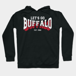 Let's Go Buffalo Vintage Distressed v2 Hoodie